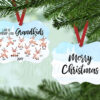 Life is Better with Grandkids (Reindeer) Benelux Ornament with nine reindeer
